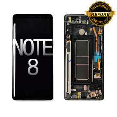 Samsung Note 8 (N950F) OLED Screen and Digitizer Assembly (with New Digitzer) - Black