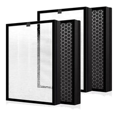 BUCKKO CFX-C100 Replacement Filter Compatible with SAMSUNG AX90 Air Purifier (AX90T7080WD), H13 HEPA + Activated Carbon 2-in-1, 2 Pack