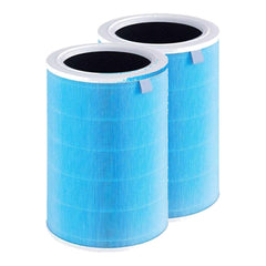 BUCKKO Replacement True HEPA Filter Compatible with Xiaomi Mi Air Purifier 3C 3H 3, 2C 2H 2S, Pro. Filter with RFID Simple Hassle Free Installation. (Blue), 2 Pack