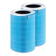 BUCKKO Replacement HEPA Filter Compatible with Xiaomi Mi Air Purifier Pro H Filter Standard Version Blue (Blue Pro H), 2 Pack