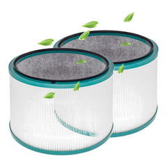 BUCKKO Replacement Filter Compatible with Dyson HP01 HP02 HP03 Pure Hot + Cool & DP01 DP03 Desk Purifiers, H13 HEPA Activated Carbon, 2 Pack