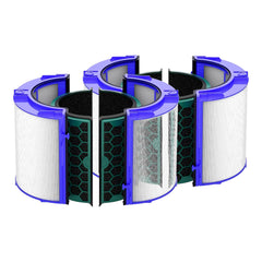 BUCKKO Replacement Filter Compatible with Dyson TP04 TP05 TP07 HP04 HP05 DP04 Pure Hot + Cool Air Purifier,1-Set (2 x H13 HEPA + 2 Carbon Filter), 2 Pack