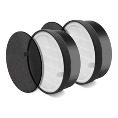 BUCKKO AV-P152 Air Filter Replacement, Compatible with AROVEC AV-P152 Air Purifier, High Efficiency 3-in-1 Package (Preliminary Filter, H13 True HEPA Filter and Efficiency Carbon Filter), 2 Pack