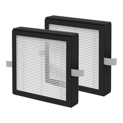 BUCKKO Replacement True HEPA Filter Compatible with Blueair Pure Fan Auto,Blue Pure Purifying Fan, H13 High-efficiency Air Clean Dust, 1-Pack, 2 Pack - 2 Pack White