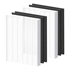 BUCKKO AP-1512HH Air Filter Replacement Set Compatible with Coway Airmega AP-1512HH and Airmega 200M Air Purifi-er, True HEPA Filter and Activated Carbon Pre-Filters, Compared to Part # 3304899, 2 Pack