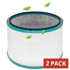 BUCKKO Replacement Filter Compatible with Dyson HP01 HP02 HP03 Pure Hot + Cool & DP01 DP03 Desk Purifiers, H13 HEPA Activated Carbon, 2 Pack