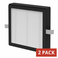 BUCKKO Replacement True HEPA Filter Compatible with Blueair Pure Fan Auto,Blue Pure Purifying Fan, H13 High-efficiency Air Clean Dust, 1-Pack, 2 Pack - 2 Pack White