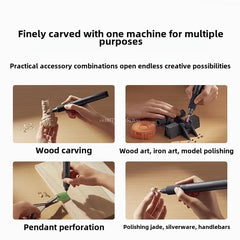 Xiaomi Mijia Electric Grinding Pen Brushless Motor Fast Carving Polishing Burnishing Drilling 22000r/min Mini Grinder Home Tool