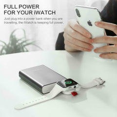 iWatch Portable Magnetic Wireless USB Charging Dock USB Charger - NIB Plastic WHITE