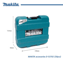 Genuine Makita Craftsman Electricians Driver Drill Bit Set D-53702 30 Pcs New