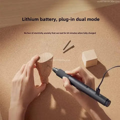 Xiaomi Mijia Electric Grinding Pen Brushless Motor Fast Carving Polishing Burnishing Drilling 22000r/min Mini Grinder Home Tool