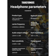 Transformers TF-T05 Ear Clip Open Touch ENC Noise Reduction Earphones