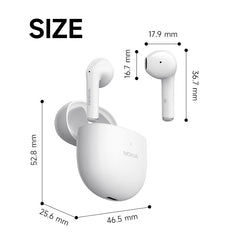 Nokia Essential True Wireless Stereo Earphones E3110 (White)