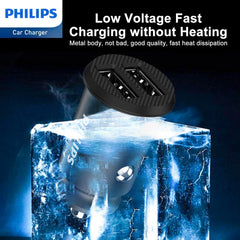 Philips Dual USB-A Port Car Charger (DLP2510)