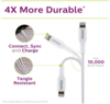 Philips Accessories USB-A to Apple L Charging Cable 1.25m. (White) DLC4576V