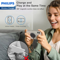 Philips Wireless Charger Magsafe 2m Type C Qi 15W Fast Charging DLK3538Q