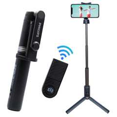 Philips Flexible Tripod Holder Stand Selfie Stick with Bluetooth Remote For iPhone DLK3617N