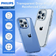 Philips Case for iPhone 15 Pro Max Crystal Clear Back Case DLK6119T