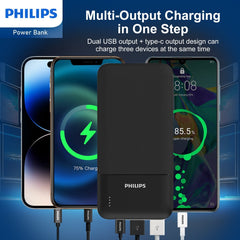 Philips Mobile Battery Power Bank 10,000mAh High capacity DLP1811