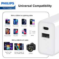 Philips 20W Power Adapter Wall Charger Plug DLP4342